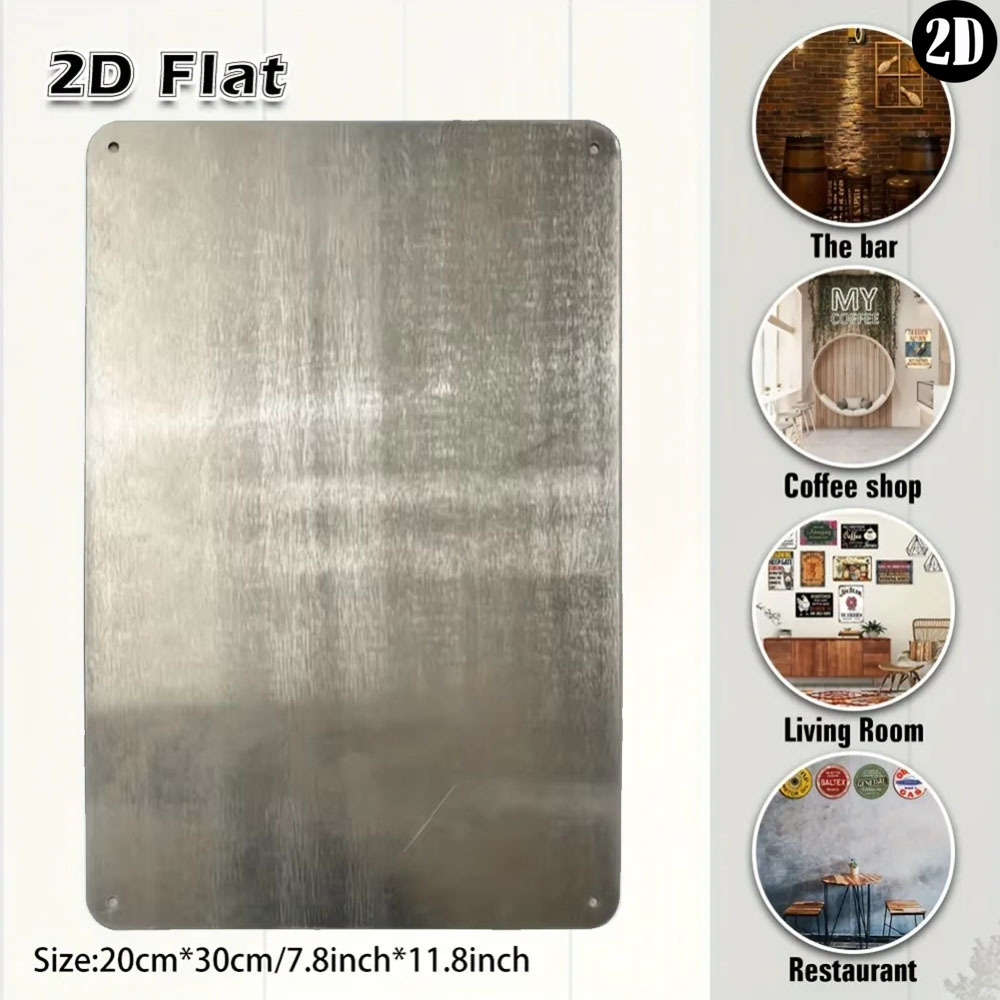 長方形のヴィンテージメタルティンサイン ポールダンスシルエッ - Vintage Collectible Plates のレビューと価格