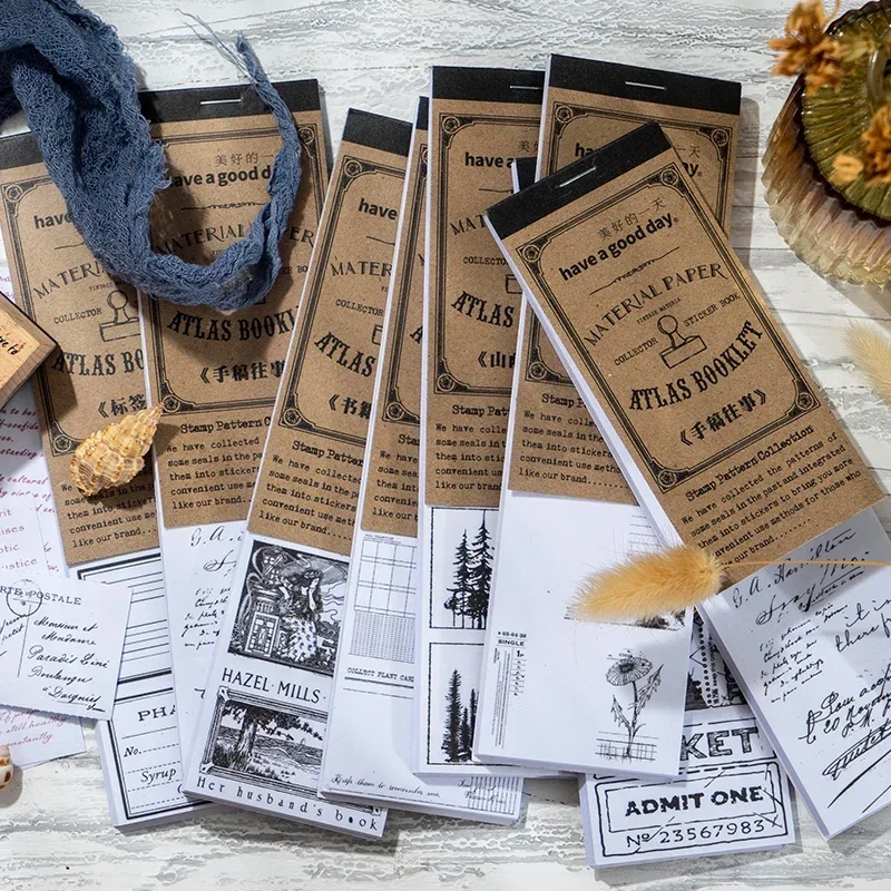20 個雑貨コレクションシリーズステッカーブックヴィンテージ - Vintage Collectible Books のレビューと価格