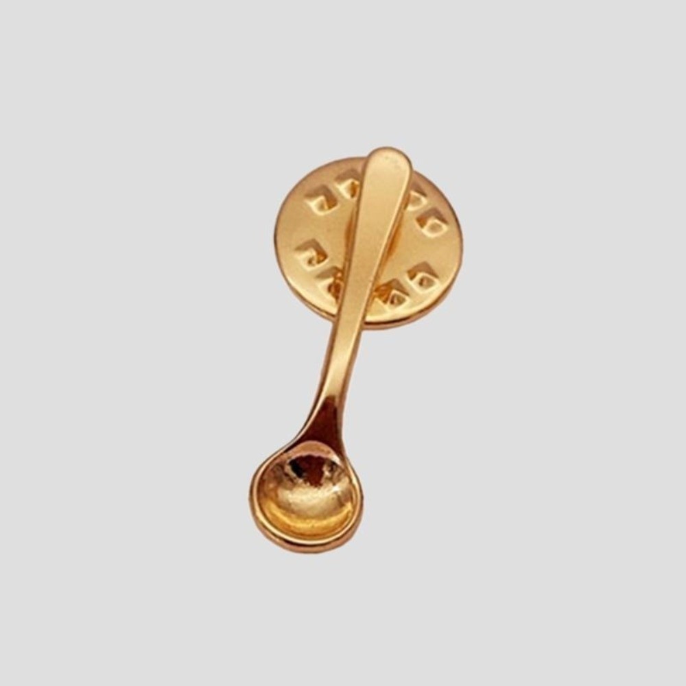 かわいらしいデザインのスプーン型ブローチ。クリエイティブな金 - Vintage Collectible Spoons のレビューと価格