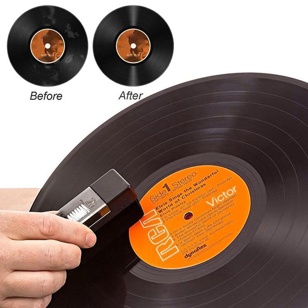 帯電防止ビニールレコード掃除機,ほこり除去ブラシ,プレーヤー - Vinyl Record Cleaner のレビューと価格