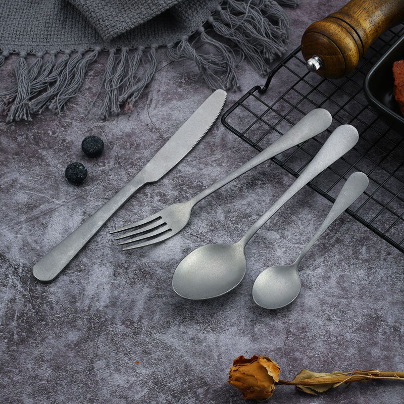 レトロなステンレス鋼のカトラリー,304個,食器セット,カト - Vintage Collectible Spoons のレビューと価格