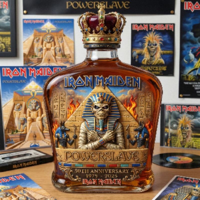 ヴィンテージロックテーマのミイラ彫刻リカーボトル、ウイスキー - Vintage Collectible Liquor Bottles のレビューと価格