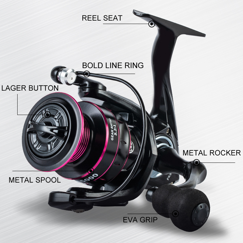 FKシリーズ1000-7000 金属製釣りリール、スピニング - Developing Tank Reel のレビューと価格